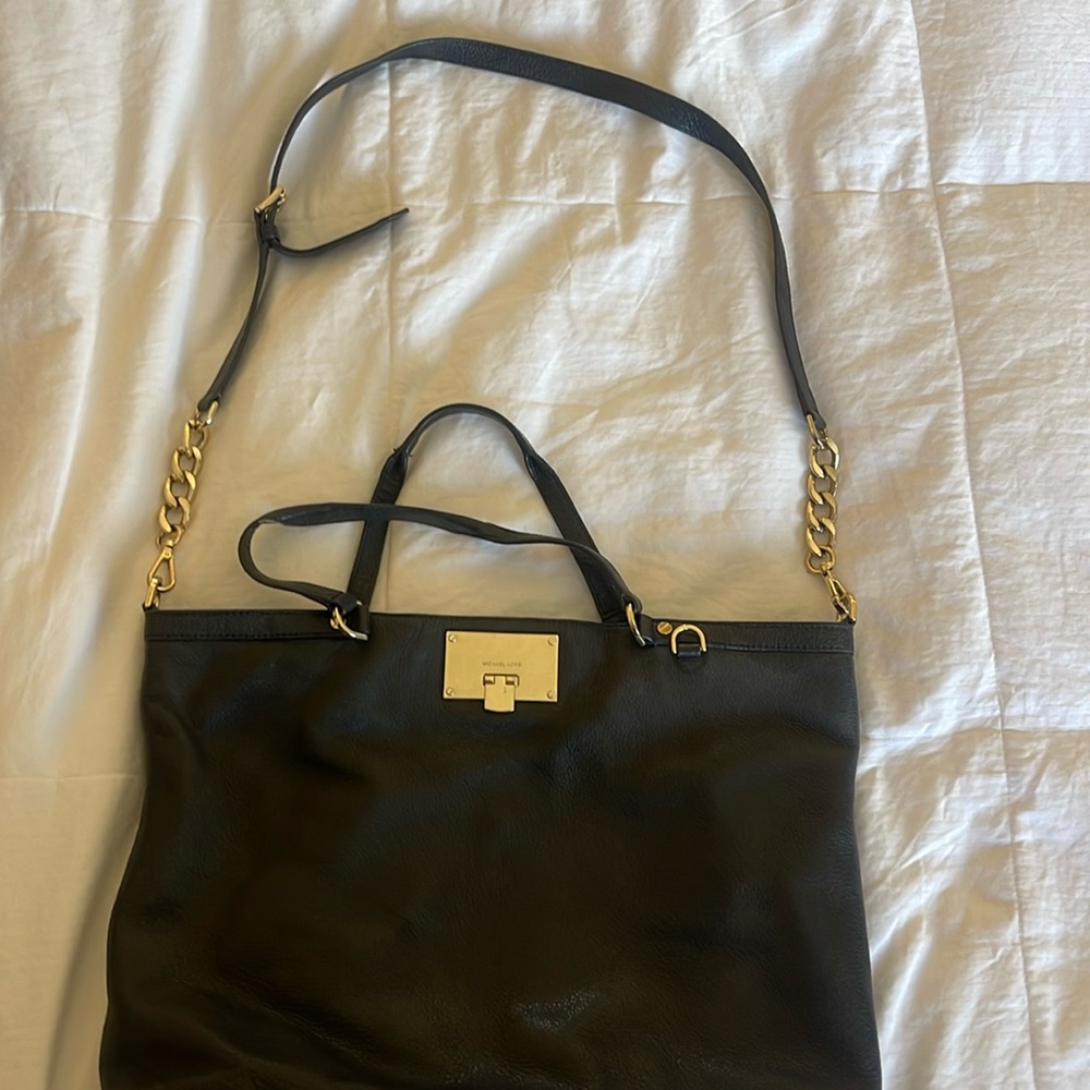 Michael Kors Black Leather Purse